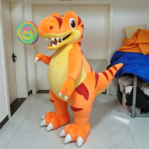 Costume de Mascotte Dragon en Mousse 3D de Haute Qualité UYEAH OEM, MOQ 1PC, Personnalisé, Doux, pour Adulte, Animal, Dinosaure - Product Image 1