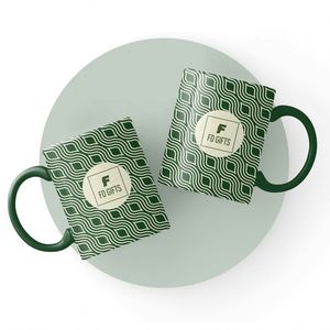 แก้วมัคเซรามิกสีขาวขนาด 11 ออนซ์ สำหรับพิมพ์ลายโลโก้ แก้วกาแฟเซรามิก ของขวัญโฆษณา - Product Image 2