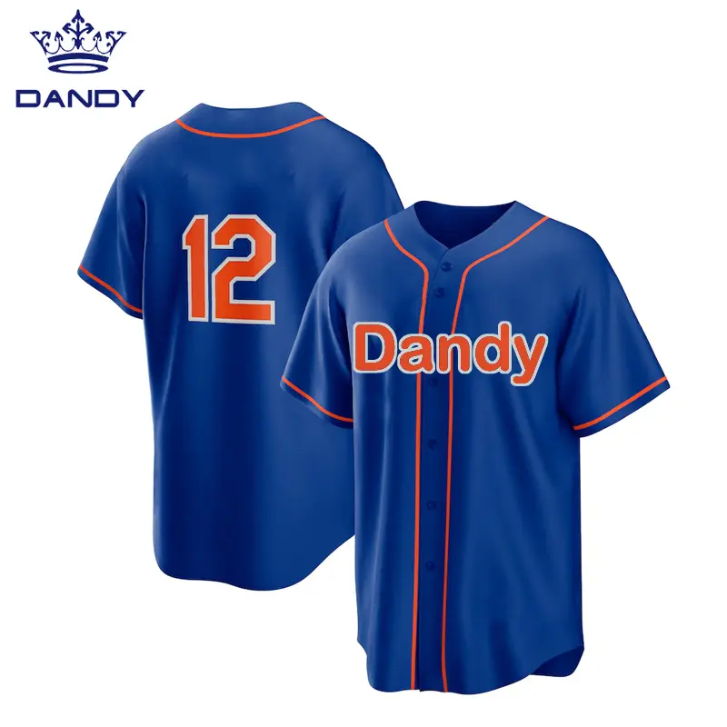 2022 Dandy, новый стиль, бейсбольная Футболка, бесплатный дизайн, ваш собственный логотип, спортивная одежда, быстрая сушка и удобство