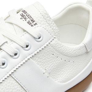 Chaussures décontractées tendance pour hommes, chaussures de marche de haute qualité, style bas, respirantes, en cuir, antidérapantes, semelle souple, chaussures de sport - Product Image 5