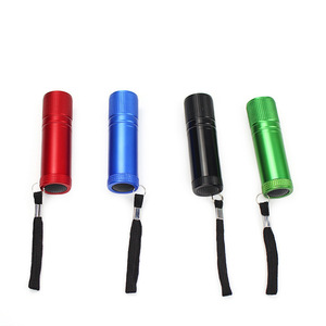 หยิงดา แอลอีดีอลูมิเนียมอัลลอยด์ COB ไฟฉาย 9LED แบตเตอรี่ AAA แสงสีขาวแบบพกพาสำหรับเดินป่าตั้งแคมป์ - Product Image 3