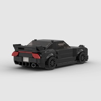 Compatible avec les briques de marque, voiture de course MOC, jouet de construction éducatif en plastique ABS, cadeau d'entreprise