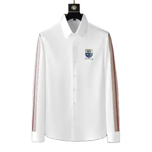 CX Wholesale Leisure Luxury High-quality Non-iron Shirt Customized Simple Embroidery Fashion Supplier Team Shirt Factory
