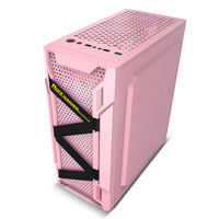 AntarcChill Micro ATX /ATX Custom Version Computer Case with Fans LED Handle Micro ATX PC Case