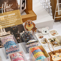 Ruban Washi Thème Sucré Coloré, Kit de Rubans Décoratifs Multi-Motifs pour Scrapbooking, Décoration de Journaux, Fabrication de Cartes, Bricolage
