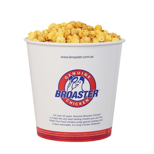 Cubos de pollo biodegradables personalizados, recipientes desechables de papel, tazas, cuencos, contenedores para cine y fiestas - Product Image 4