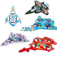 Kit d'avion télécommandé EPT, jouet d'avion, chasseur à réaction télécommandé, matériau plastique, utilisation intérieure-extérieure, comprend une batterie et un chargeur USB
