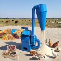 Nouvelle machine à broyer les épis de maïs de grande capacité et haute productivité, mélangeur d'aliments pour poulets, moulin pour aliments pour animaux