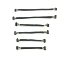 كابل مخصص 8 سنون DF53 0.6 مم DF53-8P-0.6C DF53-32PCF DF53-12P-0.6C 10064-32AWG مع شريط أسيتات