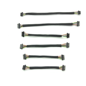 Kabel Custom 8pin DF53 0.6MM DF53-8P-0.6C DF53-32PCF DF53-12P-0.6C 10064-32AWG Dengan Pita Asetat - Product Image 1