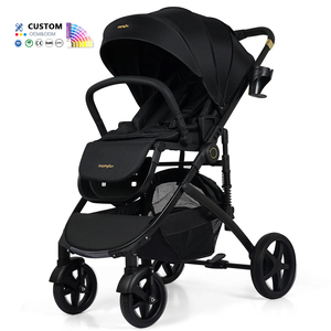 Alto paesaggio <span class=keywords><strong>neonato</strong></span> navicella e seggiolino passeggino di lusso passeggino passeggino per bambini passeggino 3 In 1 con seggiolino auto - Product Image 3