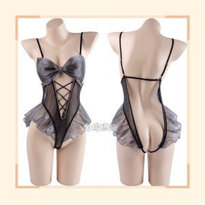 Lencería divertida Golden Shuttle, body transparente con copas de mariposa y espalda descubierta, entrepierna abierta, ropa de dormir para mujer 008 - Product Image 4