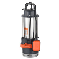 Pompe à eau submersible multi-étages haute pression, haut débit, haute hauteur de refoulement, interrupteur à flotteur en acier inoxydable, fil 100% cuivre, OEM