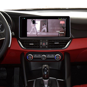 Mookaka 12.3 "android15 âm thanh xe hơi Carplay Android đài phát thanh tự động voiture cho Alfa Romeo giulia 2017 2018 đài phát thanh xe máy nghe nhạc GPS Stereo - Product Image 1