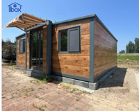 Maisonnette extensible de 350 pieds carrés avec 2 chambres, maison pliable extensible, maison préfabriquée modulaire, maison de ferme de luxe en conteneur, maisons rurales mobiles
