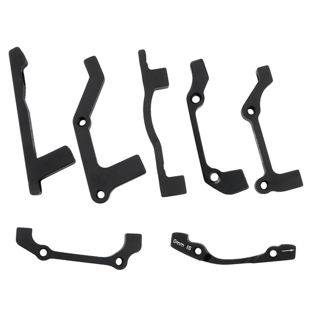 Bicycle Caliper Brake Adapter Front Fork Frame A/B Pillar 160/180/203mm Aluminum Mountain Bike Disc Brake Conversion Seat