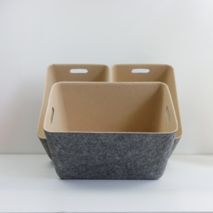 Vente en gros Ajouter Logo Couleur Choisissez Feutre Moule Bin Accueil Organisateur de Stockage - Product Image 6