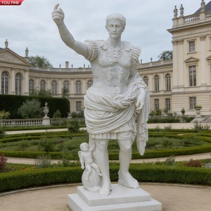 YOUFINE Scultura Personalizzata a Grandezza Naturale in Marmo di Leader Romano per Giardini Classici di Ville e Parchi - Product Image 6