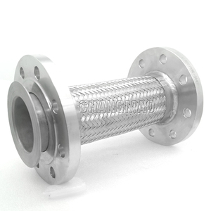 フレキシブルメタルホース 編組ステンレス鋼フランジ伸縮継手 - Product Image 1