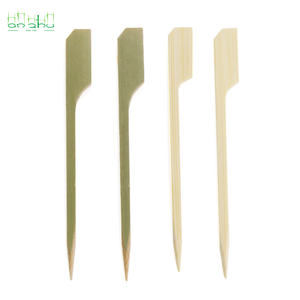 대나무 바베큐 테포 꼬치 내열 논스틱 롱 핸들 친환경 그릴 선택 케밥 스틱 - Product Image 1