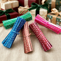 Attaches en fil métallique FanXing réutilisables et robustes, personnalisables en couleur et taille, en papier kraft, spécialement conçues pour l'emballage de biscuits