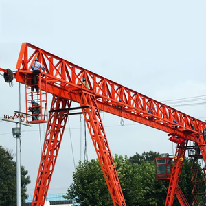 नई आपूर्ति एकल गर्डर एम जाली 15 टन रेटेड लोडिंग क्षमता ट्रस गैन्ट्री क्रेन के साथ - Product Image 4