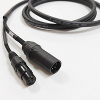 Câble d'extension d'alimentation hybride professionnel étanche Combo PowerCON TRUE1 vers XLR M/F pour éclairage de scène