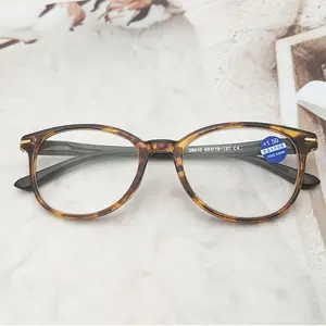 Classic Vintage Retro Progressive Multifocal Round Reading Glasses Pc Material Glasses Frame