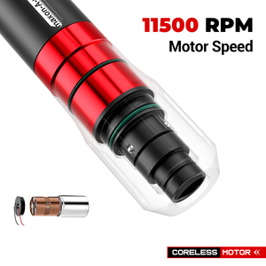 <span class=keywords><strong>Machine</strong></span> à tatouer rotative CNC avec moteur <span class=keywords><strong>Maxon</strong></span>, corps en aluminium aéronautique, connecteur RCA, compatible avec les aiguilles à cartouche standard - Product Image 3