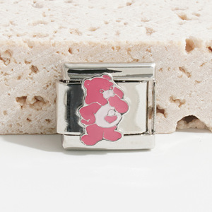 Stainless Steel DIY Modular Charm Bracelet With Hello Kitty Cartoon Charms Unisex Fashion Jewelry Gift - Product Image 2