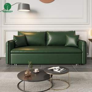 Moontree Vente à chaud de luxe de style nord-européen facile à installer canapé-<span class=keywords><strong>lit</strong></span> pliant en cuir canapés-lits pliables pour dormir - Product Image 5