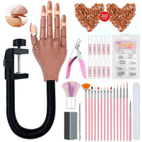 Outils de pratique de manucure pour débutants, main robotique, kit professionnel de modélisation d'ongles de Guangzhou pour ouvrir un salon de manucure