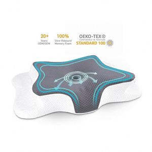 Almohada Cervical Ergonómica en Oferta, Almohadas Ortopédicas para Dormir, Almohada de Espuma Viscoelástica sin Olor para el Dolor de Cuello - Product Image 1