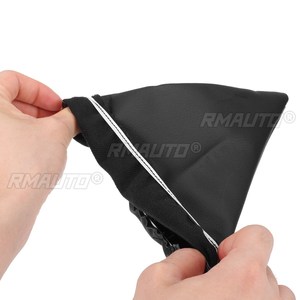 <b>Gear</b> Shift <b>Knob</b> Boot <b>Gear</b> Lever Gaiter Cover PU Leather for BMW E30 E34 Z3 E46 E36 - Product Image 3