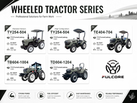 Tractor con Múltiples Configuraciones y Accesorios Disponibles, Motor FULCORE de 6 Cilindros, Fácil Operación para Trabajo Agrícola