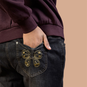 Jeans de Pierna Recta para Mujer, Cintura Media, Corte Regular, Largura Completa, Color Sólido, Estilo Casual, para Primavera, Lavables, Tela de Algodón - Product Image 4