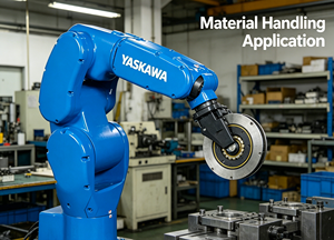 Robot Industriale Yaskawa <span class=keywords><strong>GP4</strong></span> a 6 Assi, Carico Utile 4kg, Raggio di Lavoro Massimo 550mm, Protezione IP67 per Pallettizzazione, Robot Articolati - Product Image 2