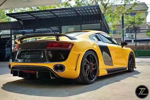 Kit de Carrocería Estilo GT para Audi R8 V8 V10 2007-2016, Nuevo Alerón Trasero de Fibra de Carbono - Product Image 3