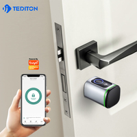 2024 rentable TTlock ou système Tuya empreinte digitale cylindre de serrure intelligent universel européen serrure à cylindre intelligent