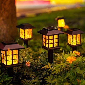 Luce solare della fiamma del LED IP65 per la luce bianca calda del giardino esterno con il corpo impermeabile per il piccolo palazzo della casa del cortile del prato - Product Image 2