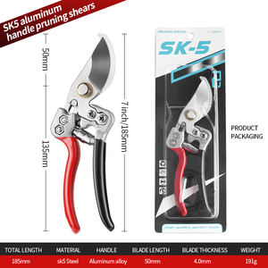 Ciseaux de jardin pointus professionnels de 7.2 pouces sécateur de sécurité bricolage pour outils à main de branches - Product Image 5