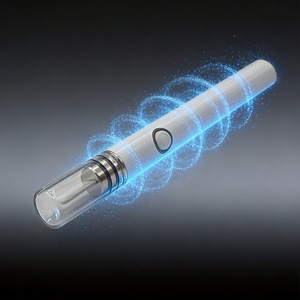 Couteau chauffant en céramique sans fil portable 350 mAh avec indicateur LED et capuchon de sécurité magnétique, ensemble de tiges monobloc pour le chauffage de cire et d'huile - Product Image 1