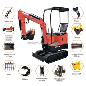 made in china sample available free shipment mini small excavator mini escavator