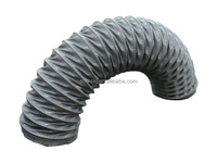 Tuyau d'évacuation industriel en PVC flexible et durable, anti-UV, en tissu nylon, résistant aux températures (-20 à +150°C), personnalisable