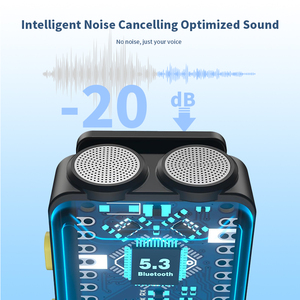 ميكروفون لاسلكي محمول لأجهزة iPad iPhone و Android(Lightning/USB C) ، ميكروفون صغير مزدوج لتسجيل الفيديو - Product Image 2