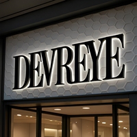 Fabricant de lettres lumineuses en acrylique 3D personnalisées pour enseignes publicitaires extérieures de magasins