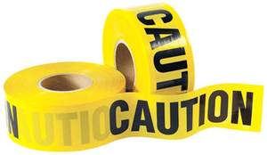 Cinta de Advertencia Amarilla Impermeable al 100% Personalizada de Guangdong Baoguan, <span class=keywords><strong>Película</strong></span> de PE No Adhesiva - Product Image 3