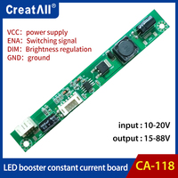 Creatall CA118 carte onduleur LED universelle tension élévatrice courant constant TV rétroéclairage pilote Modules de pilote d'alimentation