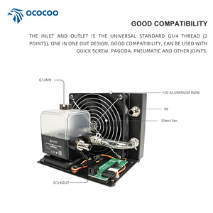 Kit de refroidissement <span class=keywords><strong>externe</strong></span> haute performance OCOCOO, radiateur hydro <span class=keywords><strong>portable</strong></span> pour <span class=keywords><strong>PC</strong></span> gaming, laser, beauté, refroidissement liquide industriel - Product Image 2