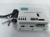 Servomotor sincronizado en tiempo real VS600 compacto que ahorra espacio para gabinetes estrechos y articulaciones robóticas